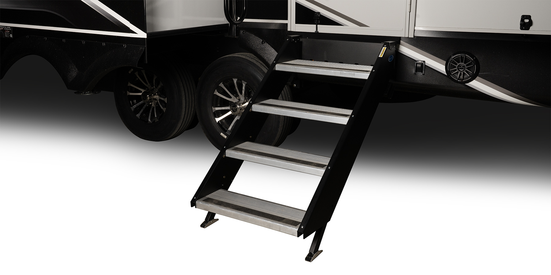 Eagle HT Travel Trailer 4-step entrance steps