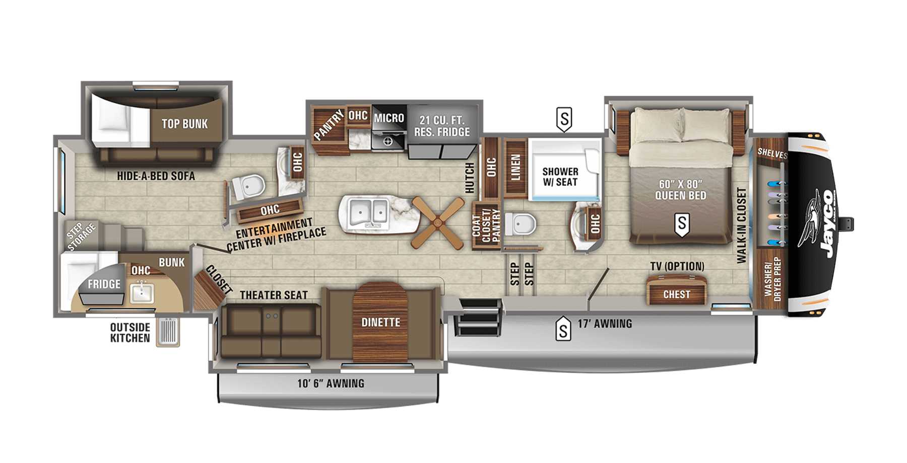 3 Bedroom 2 Bath 5th Wheel Floor Plans Www resnooze