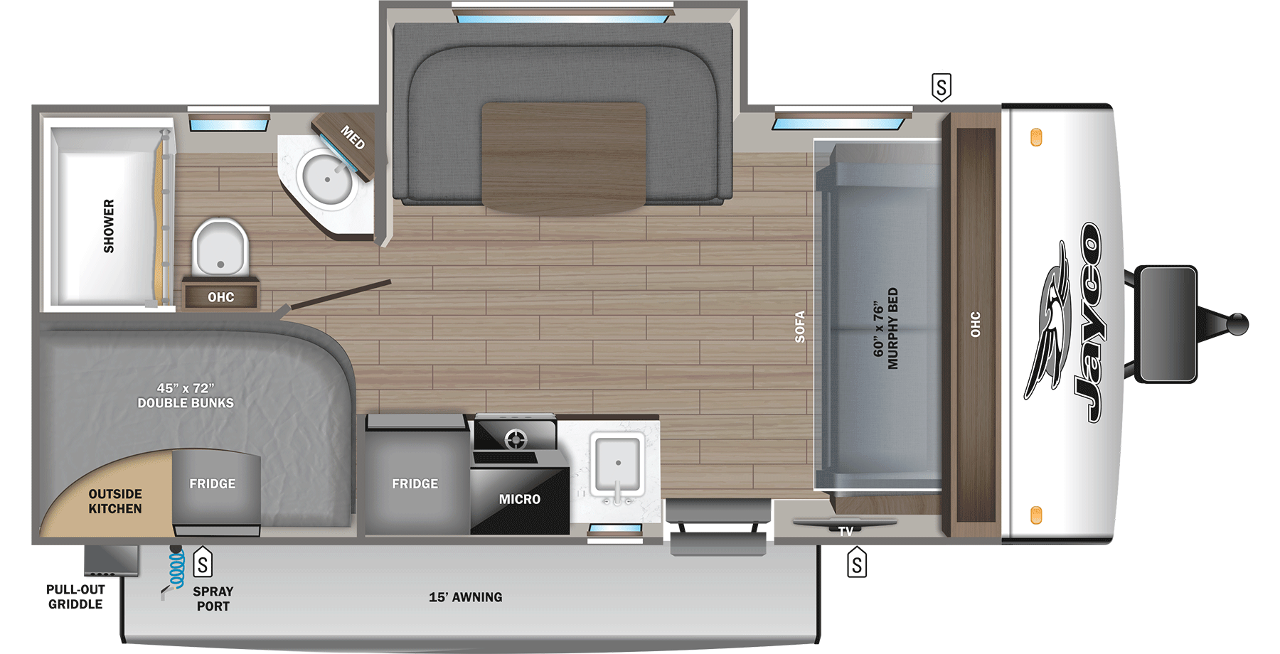 2025 Jay Feather Micro - 199MBS | Jayco, Inc