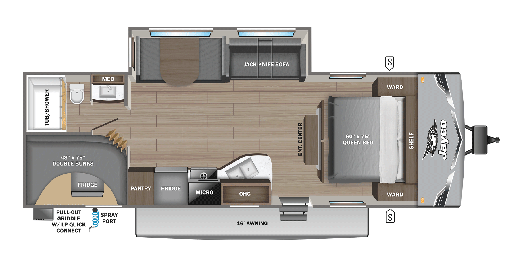 2025 Jay Flight - 267BHS | Jayco, Inc