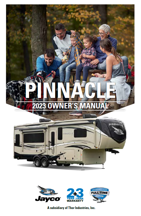 2023 Pinnacle Owner's Manual