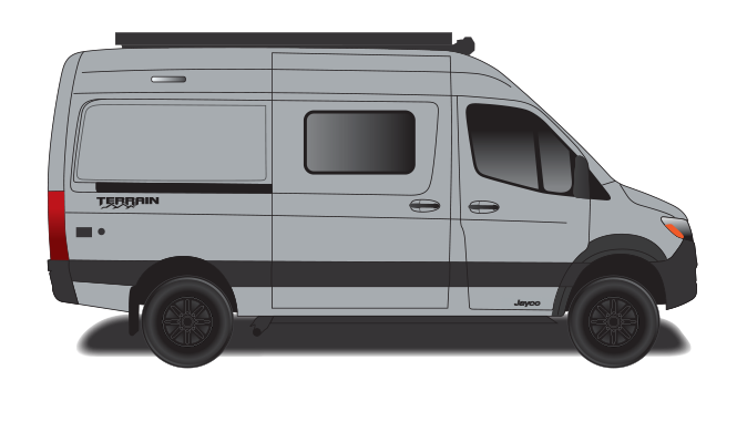 Standard Blue-Grey Van